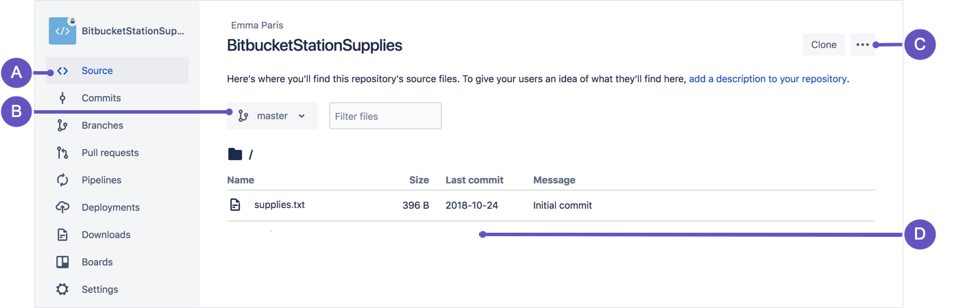 Bitbucket Cloud で Git リポジトリから変更をプルする Bitbucket Cloud アトラシアン サポート